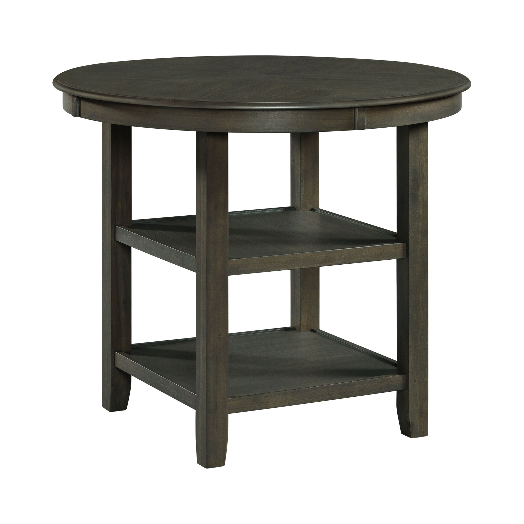 Amherst 5PC Counter Round Set w/ Fabric Cushion Chairs