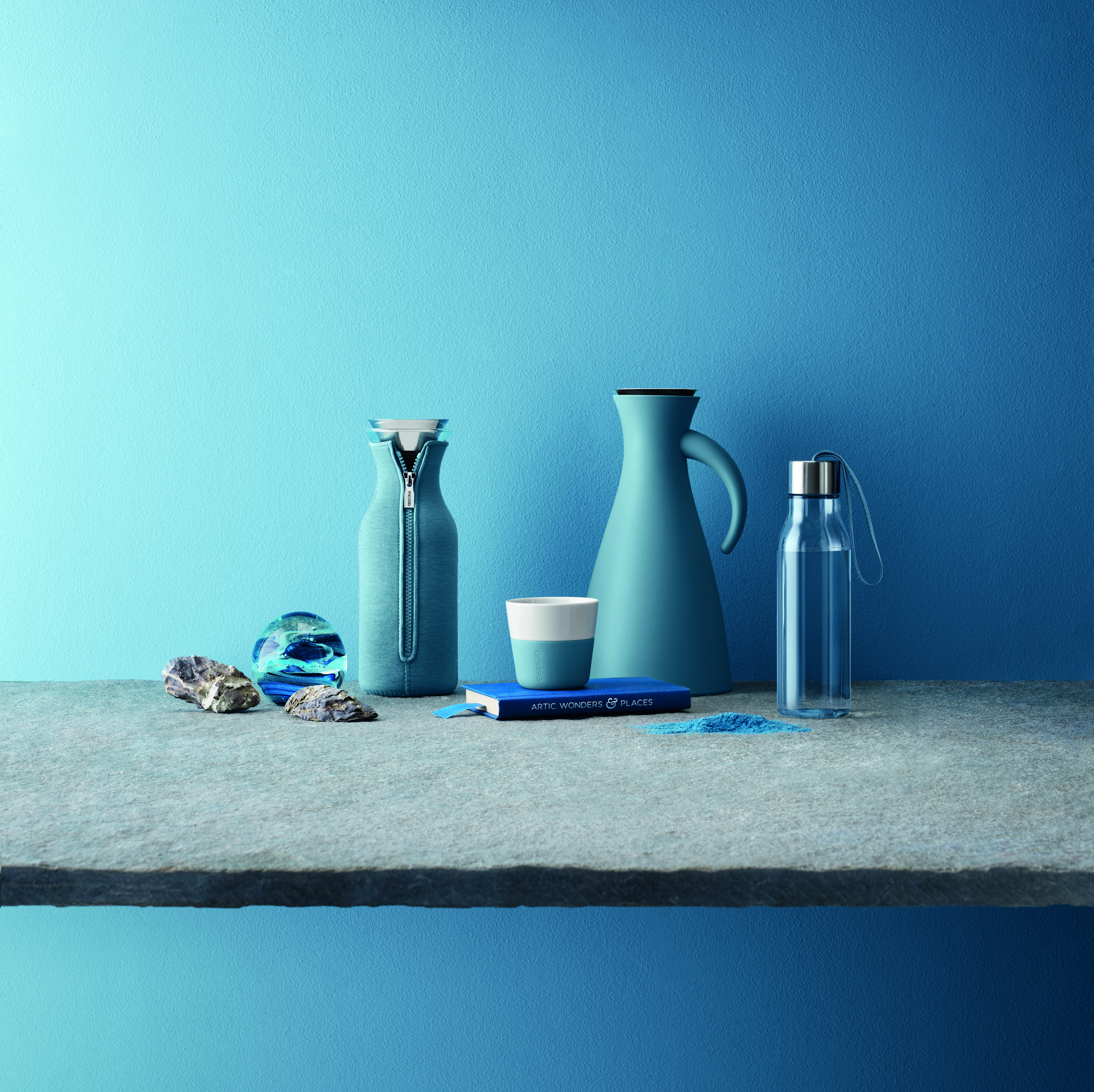 Vacuum jug 1.0l Arctic blue