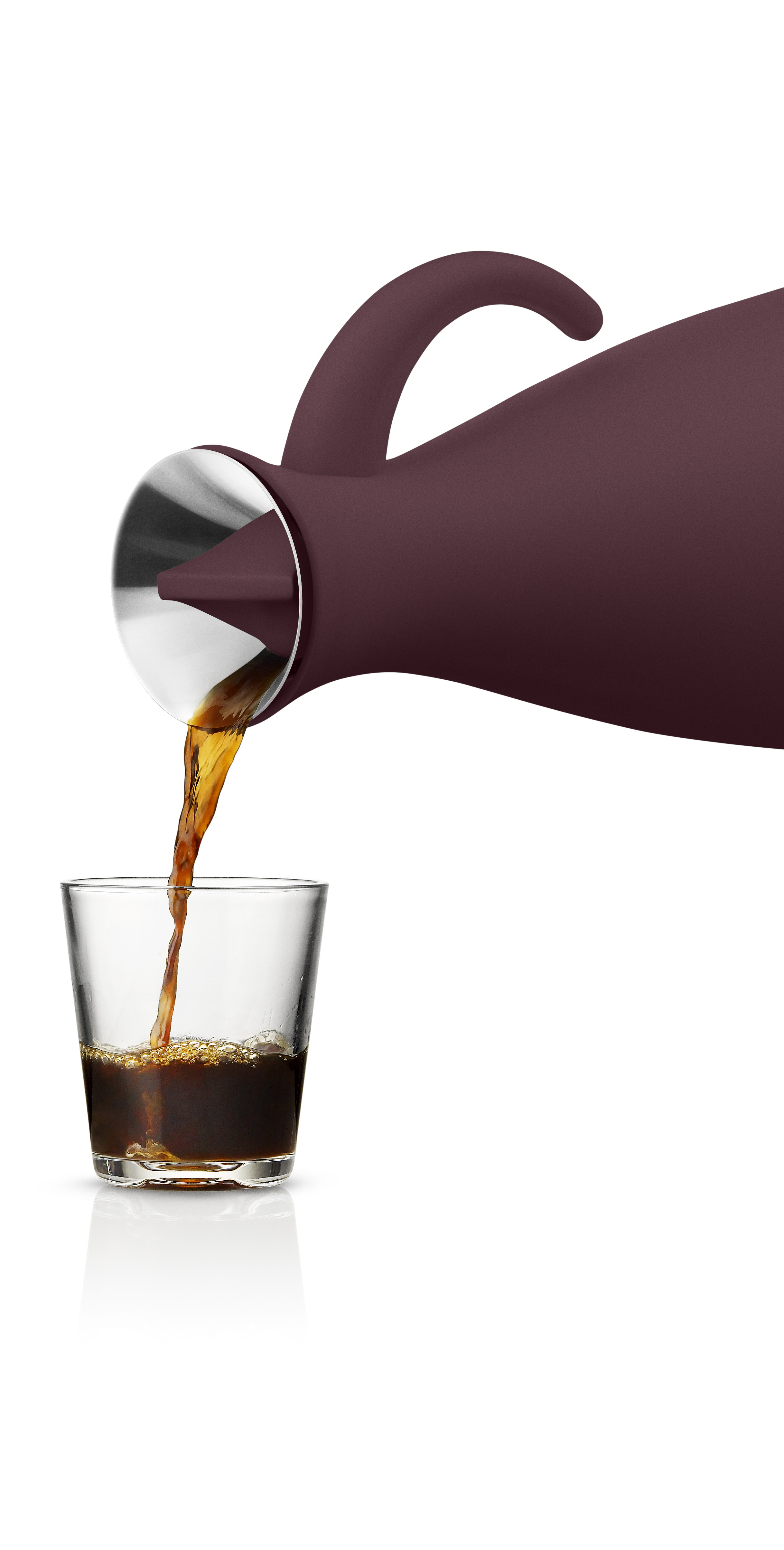 Vacuum jug 1.0l Dark burgundy