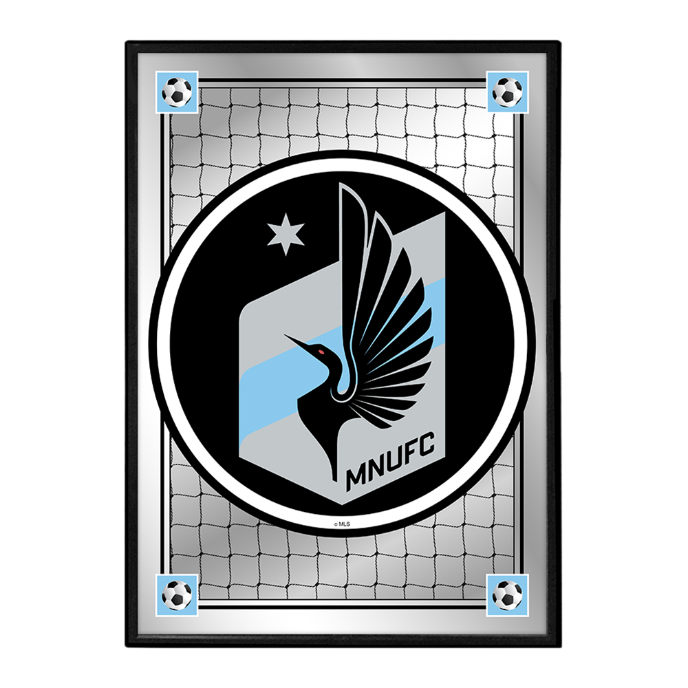 Minnesota United FC: Team Spirit - Framed Mirrored Wall Sign