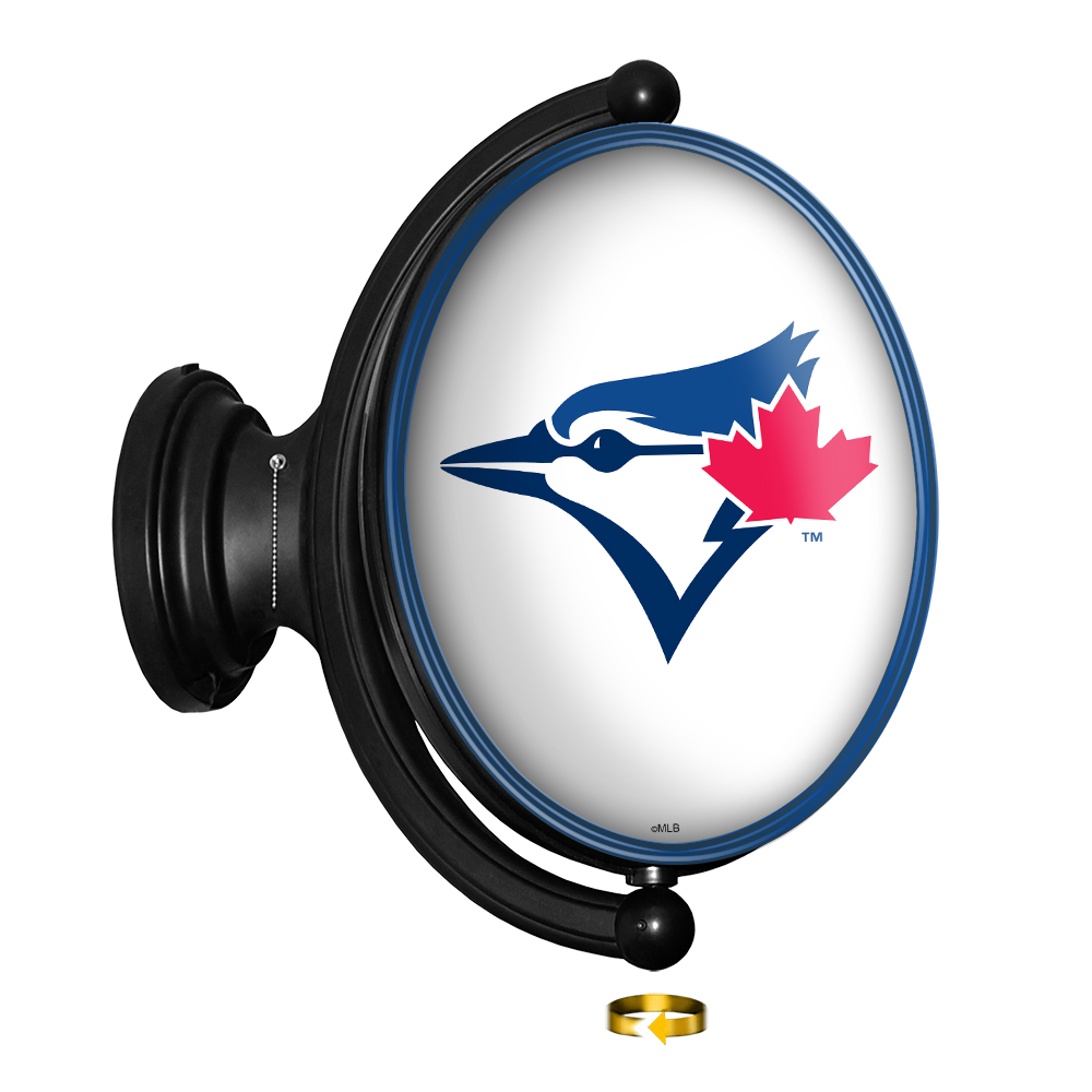 Toronto Blue Jays: Original Oval Rotating Lighted Wall Sign   
