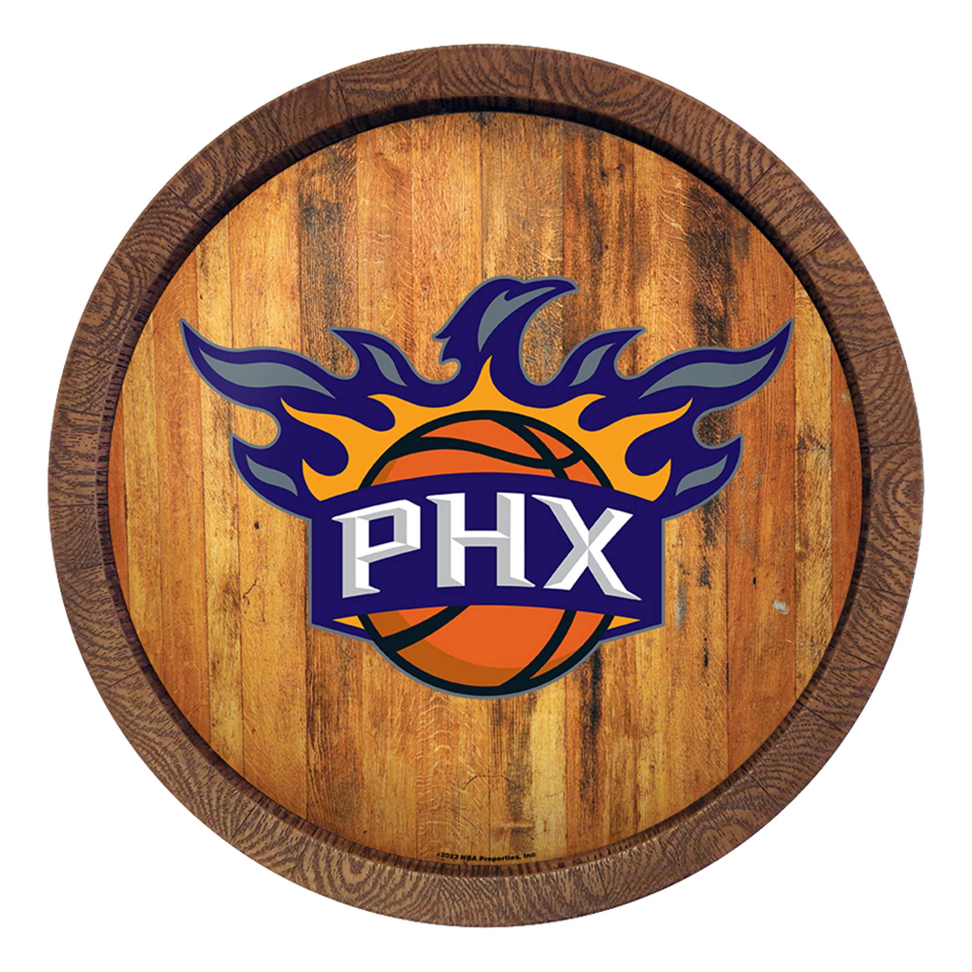 Phoenix Suns: Logo - "Faux" Barrel Top Sign    