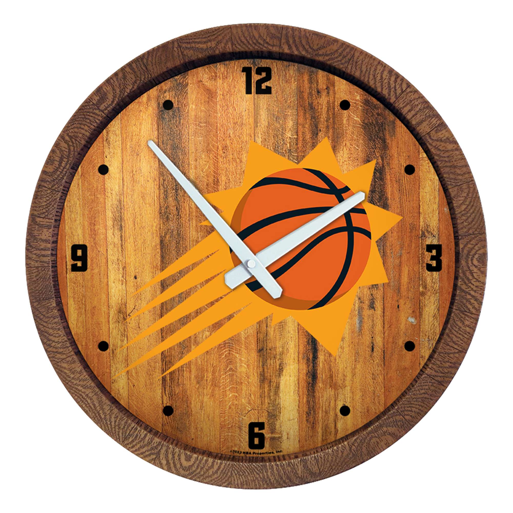 Phoenix Suns: "Faux" Barrel Top Clock    