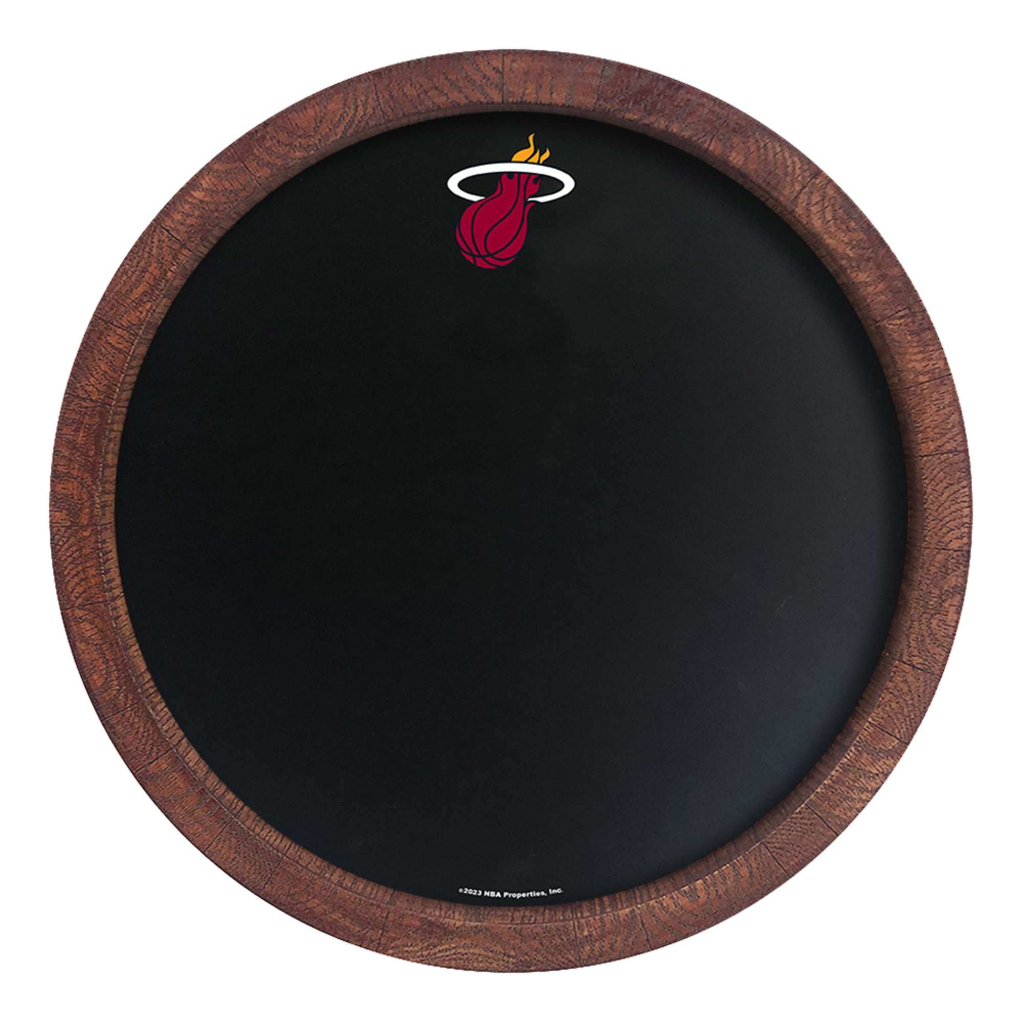 Miami Heat: "Faux" Barrel Framed Chalkboard    