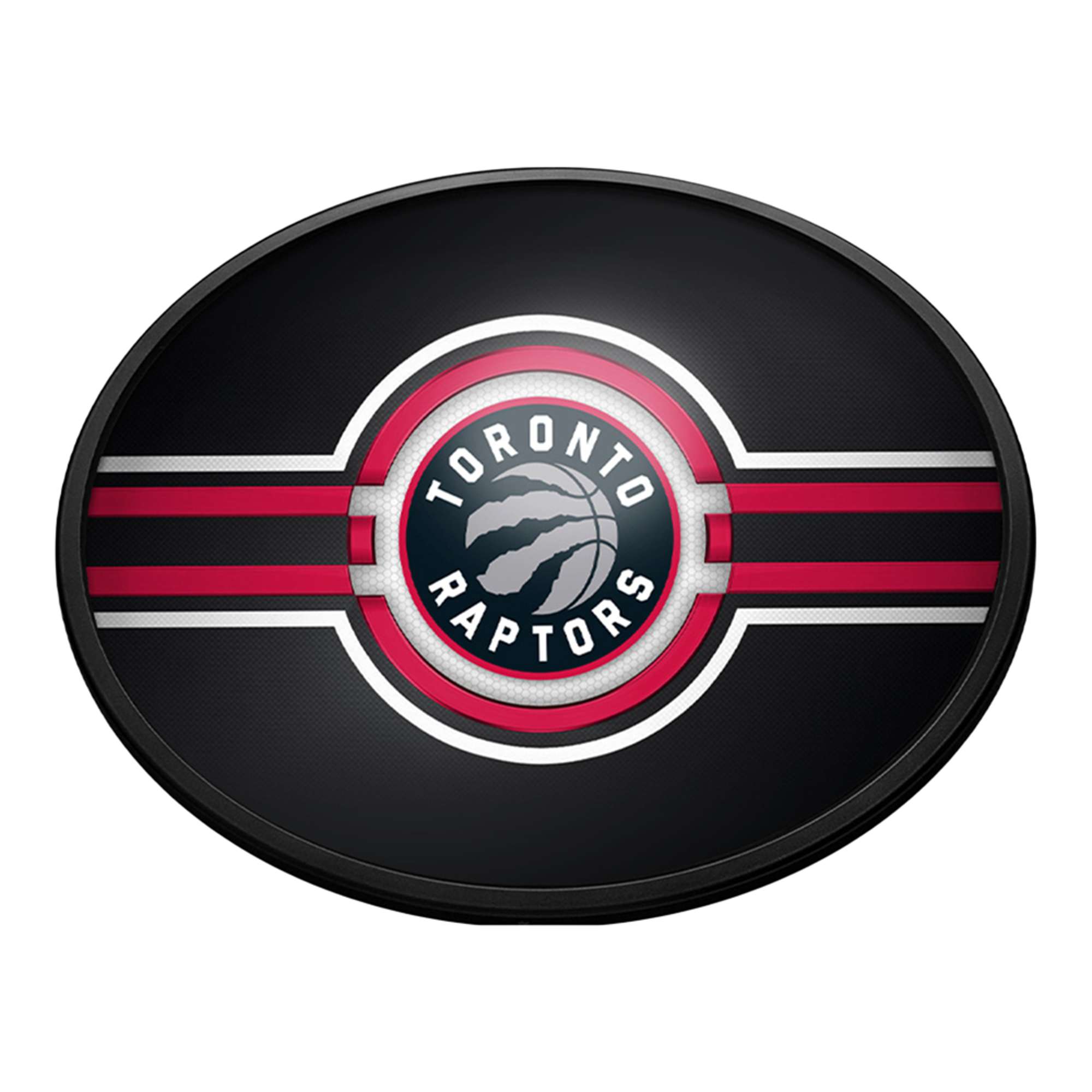 Toronto Raptors: Oval Slimline Lighted Wall Sign