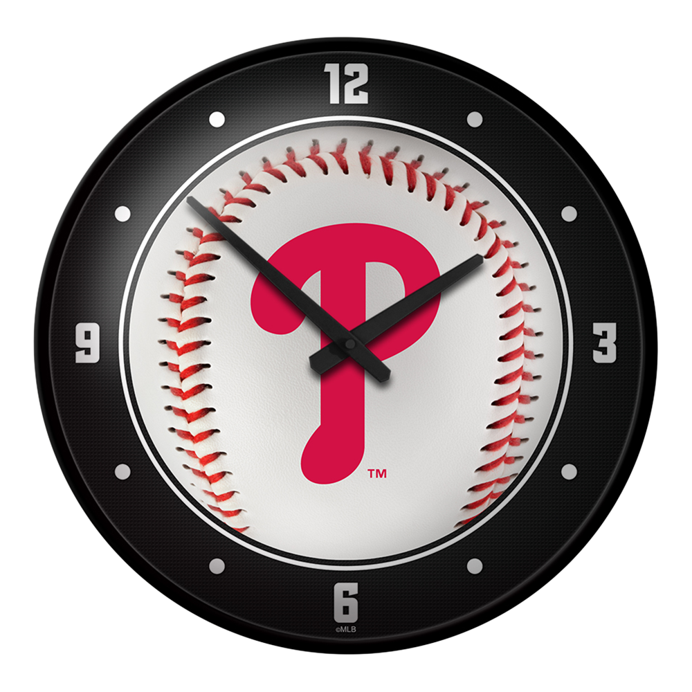 Philadelphia Phillies Baseball - Modern Disc Wall Clock  
