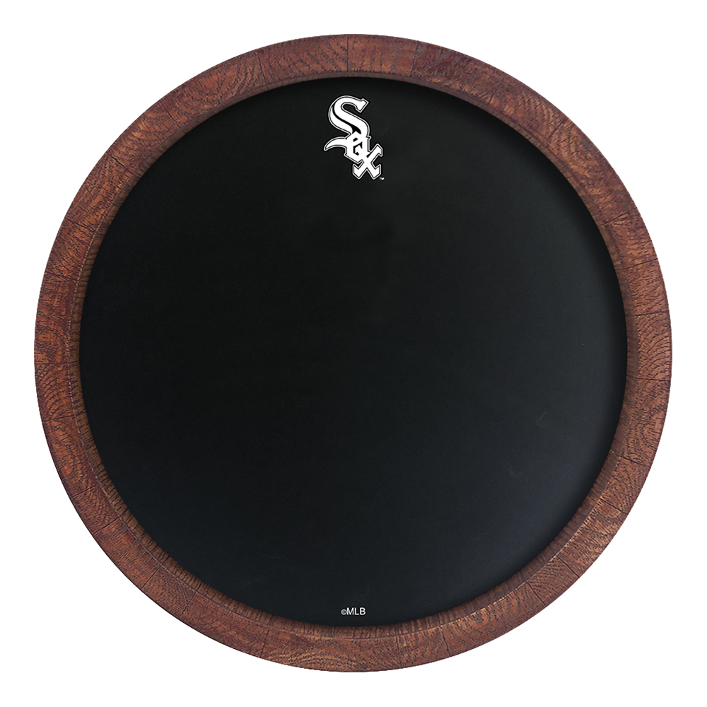 Chicago White Sox Logo - Chalkboard "Faux" Barrel Top Sign  