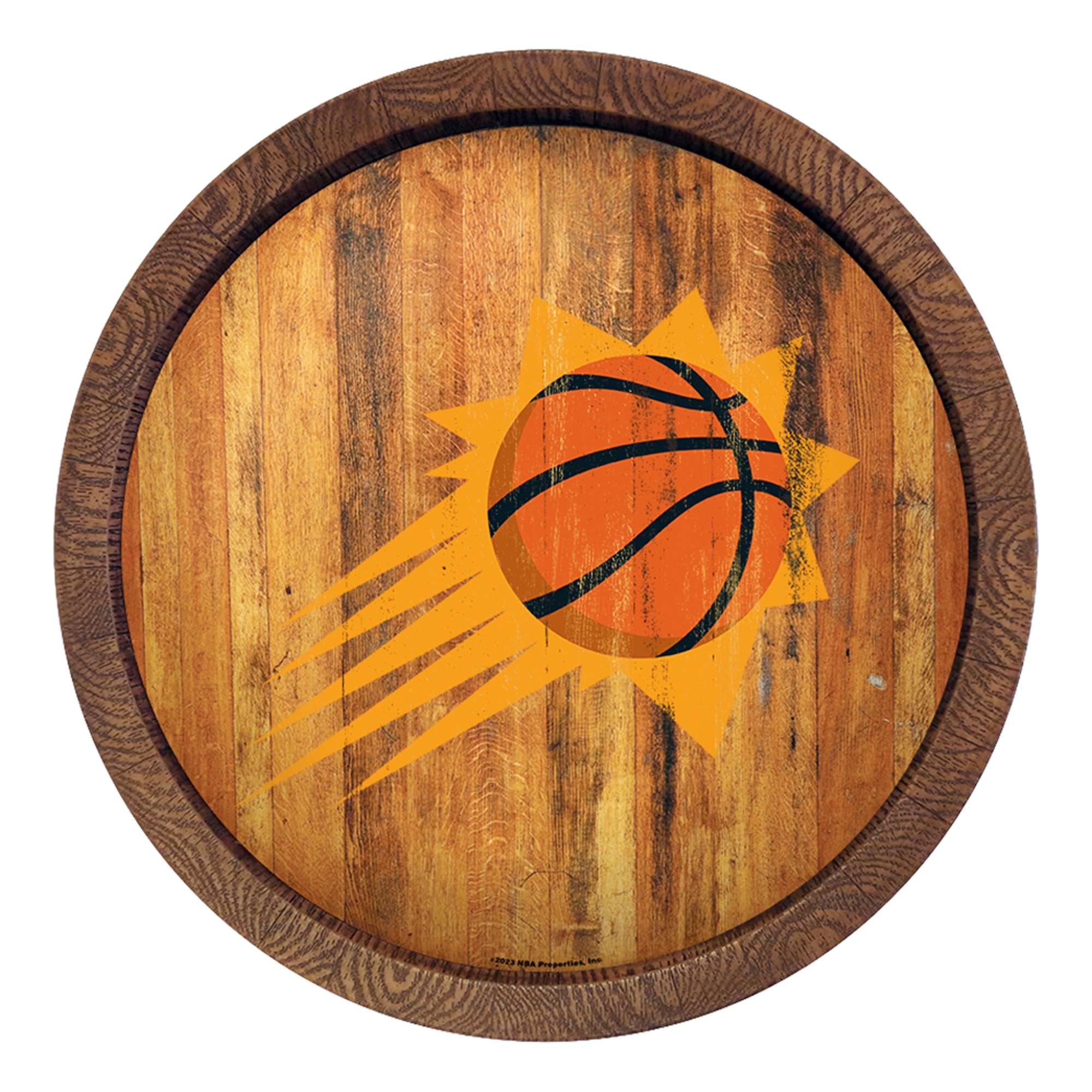 Phoenix Suns: "Faux" Barrel Top Sign    