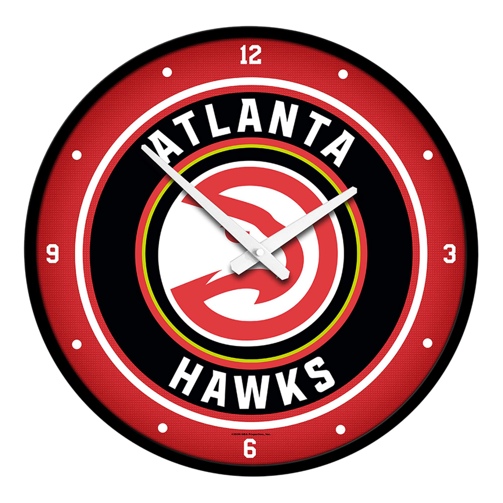 Atlanta Hawks: Modern Disc Wall Clock