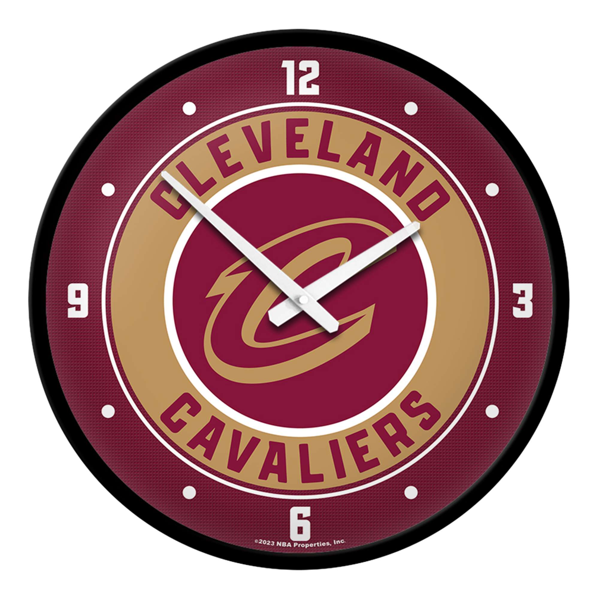 Cleveland Cavaliers: Modern Disc Wall Clock