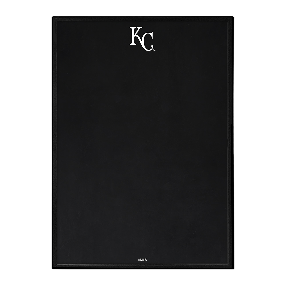 Kansas City Royals Logo - Framed Chalkboard  