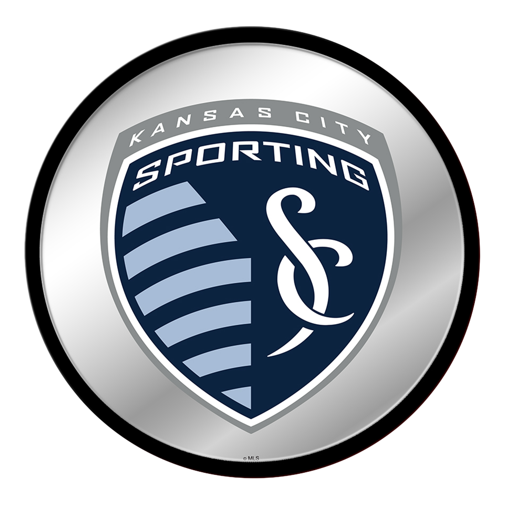 Sporting Kansas City: Modern Disc Mirrored Wall Sign  