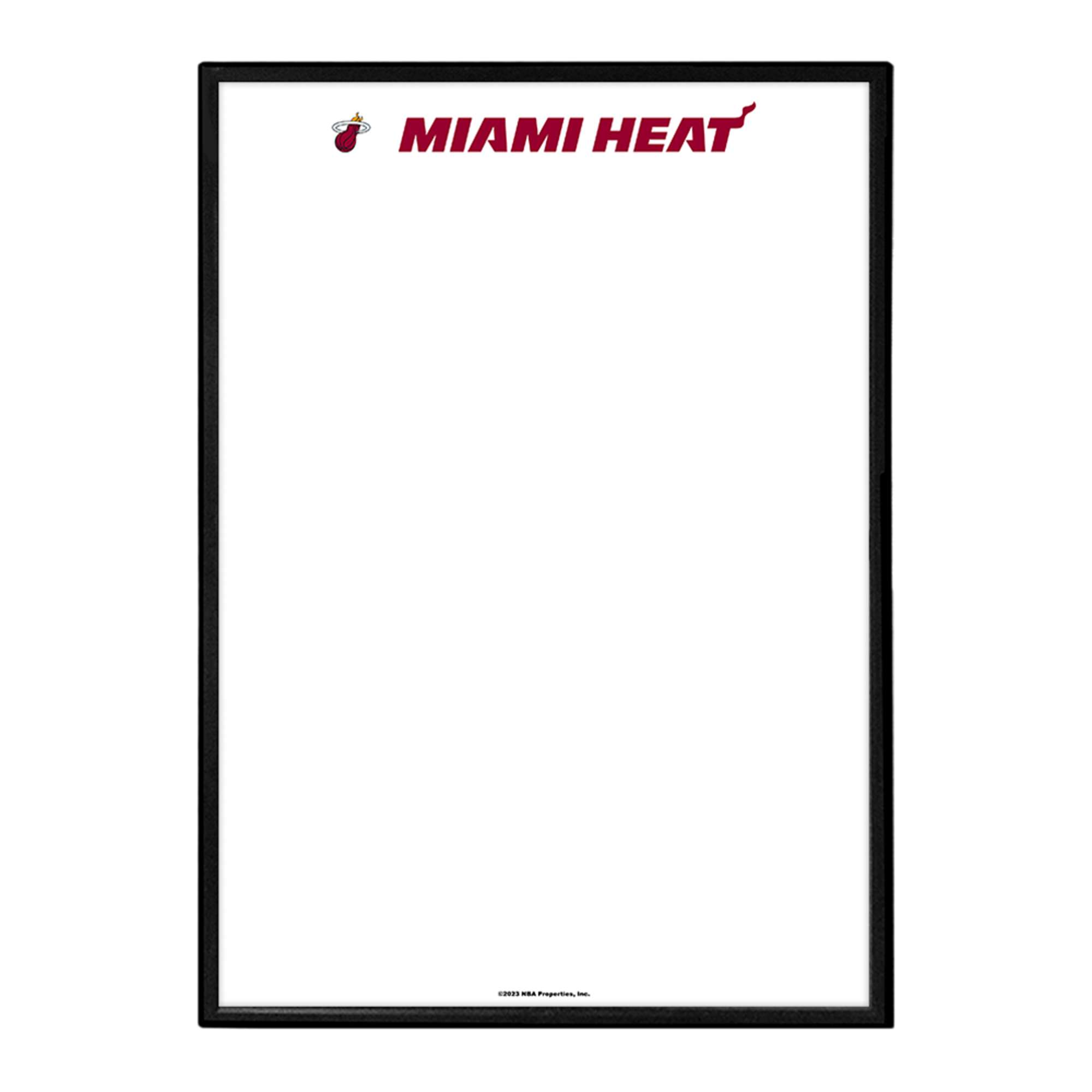 Miami Heat: Framed Dry Erase Wall Sign