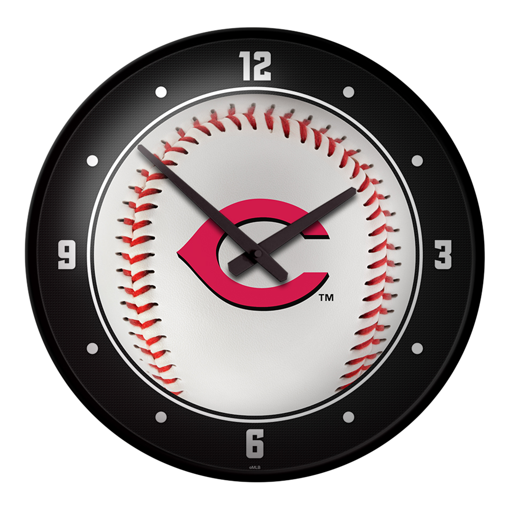 Cincinnati Reds Baseball - Modern Disc Wall Clock  