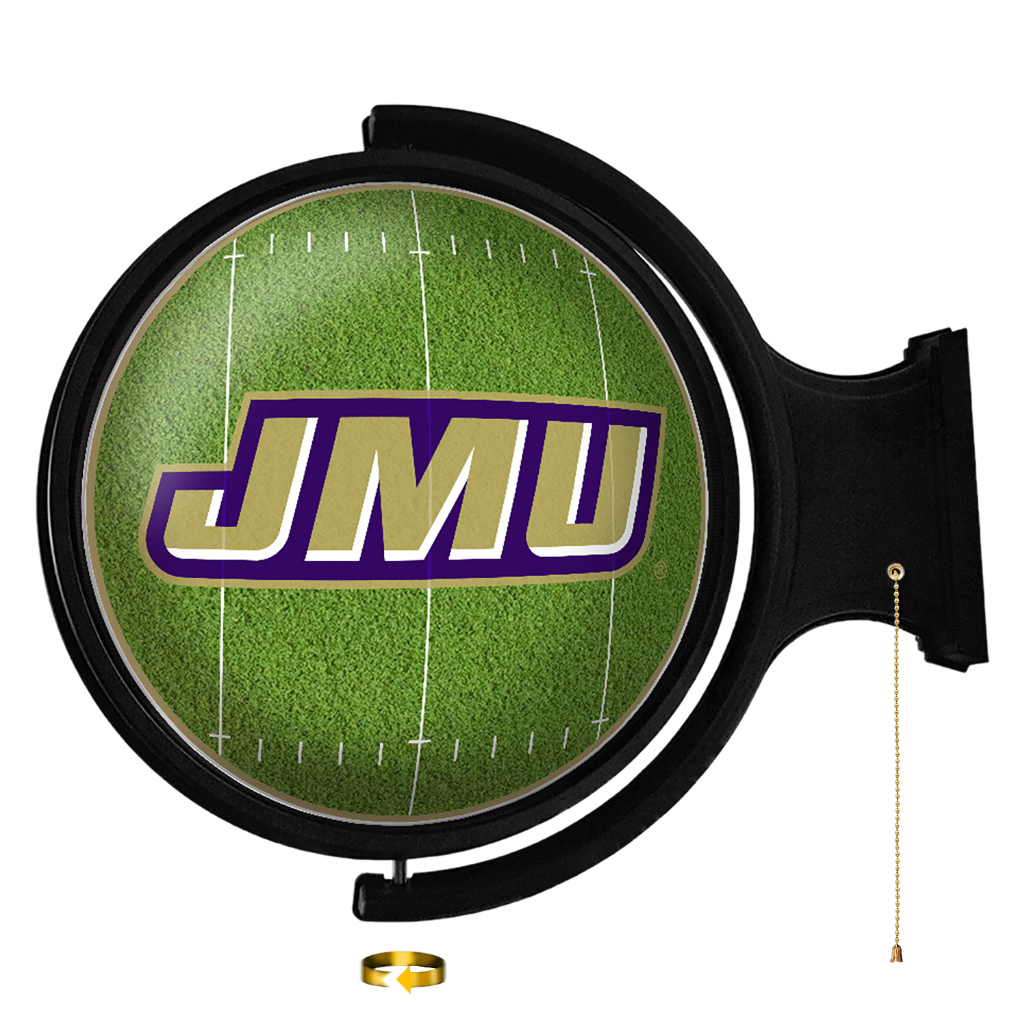 JMU Dukes On the 50 - Rotating Lighted Wall Sign