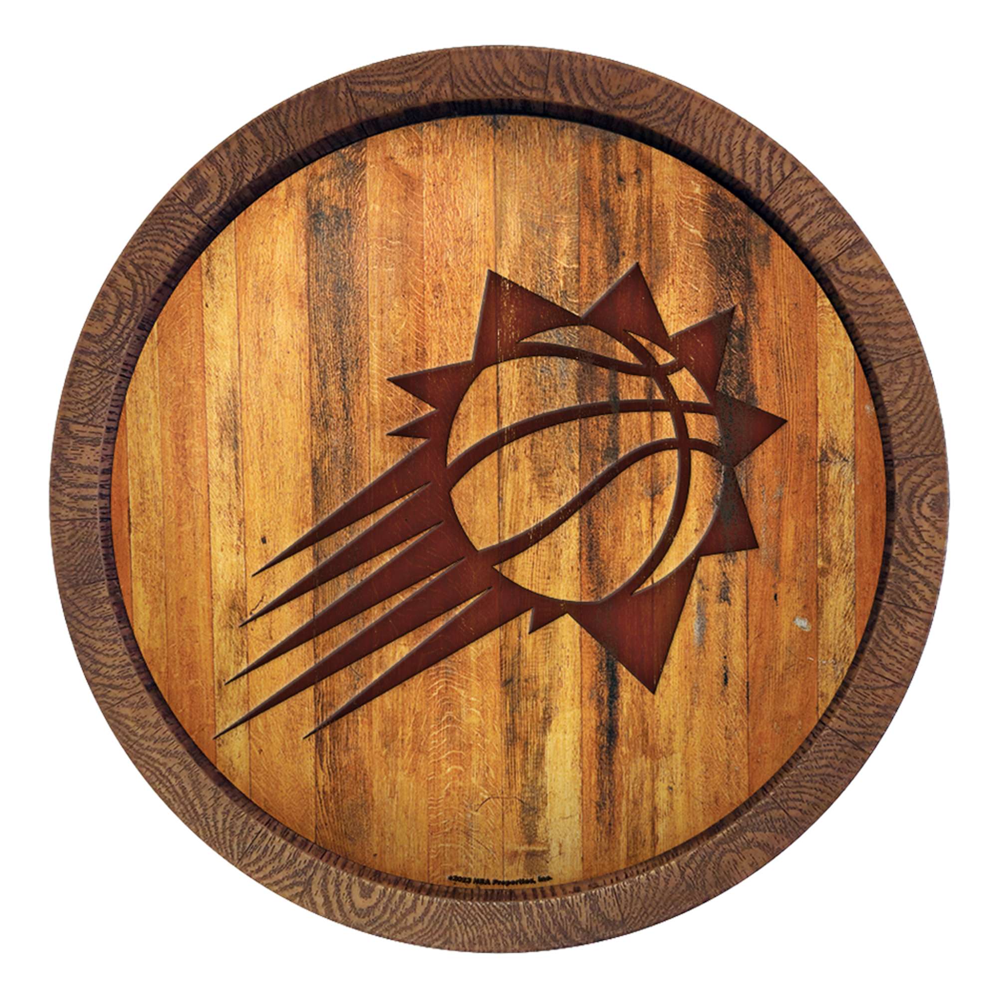 Phoenix Suns: "Faux" Barrel Top Sign    