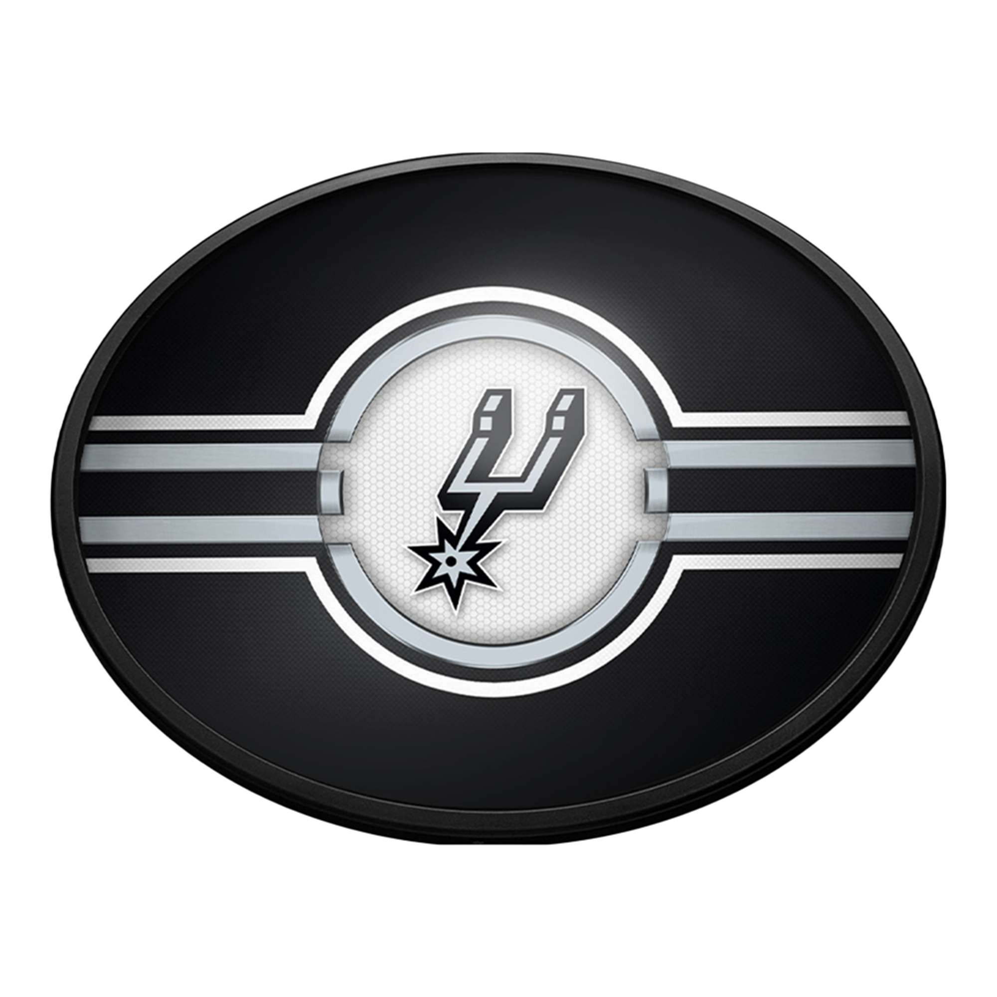 San Antonio Spurs: Oval Slimline Lighted Wall Sign