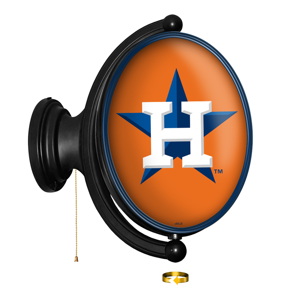 Houston Astros Original Oval Rotating Lighted Wall Sign  