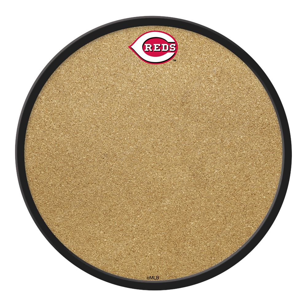 Cincinnati Reds Modern Disc Cork Board  