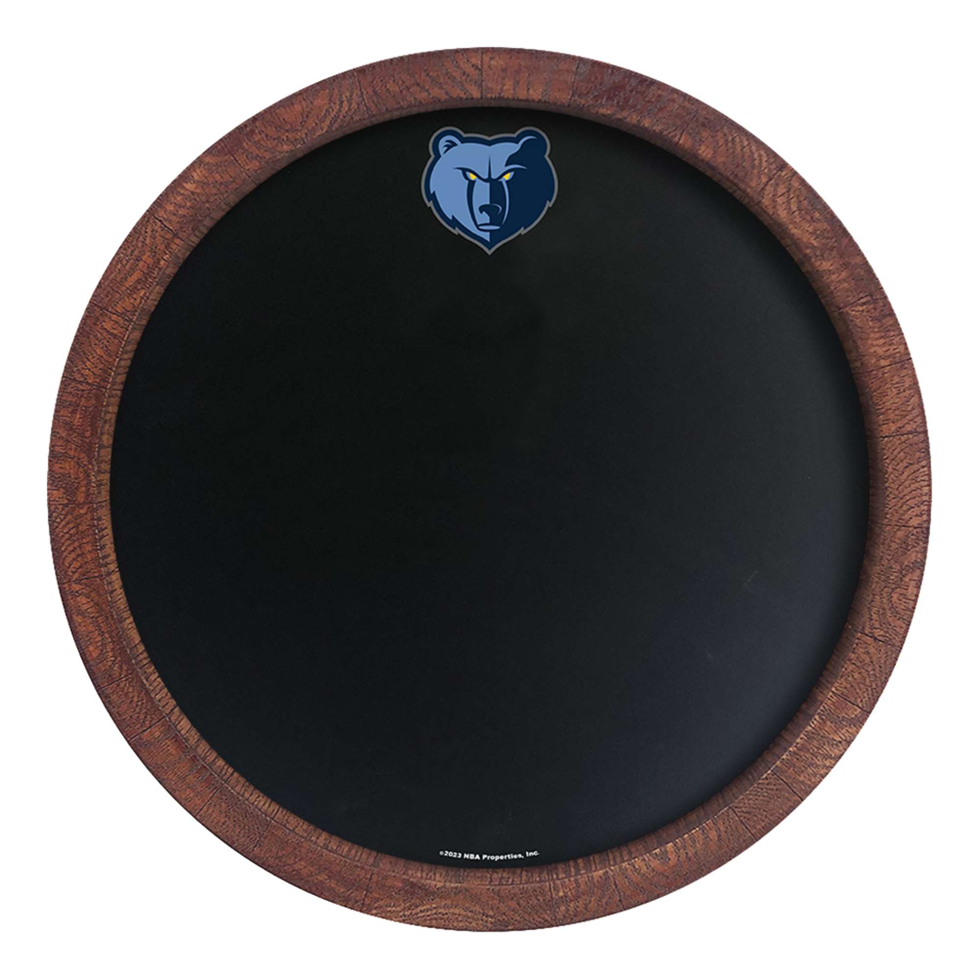 Memphis Grizzlies: "Faux" Barrel Framed Chalkboard    