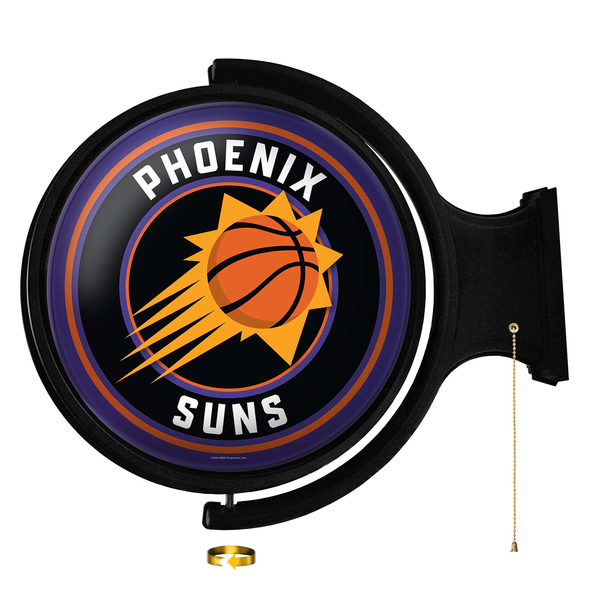 Phoenix Suns: Original Round Rotating Lighted Wall Sign