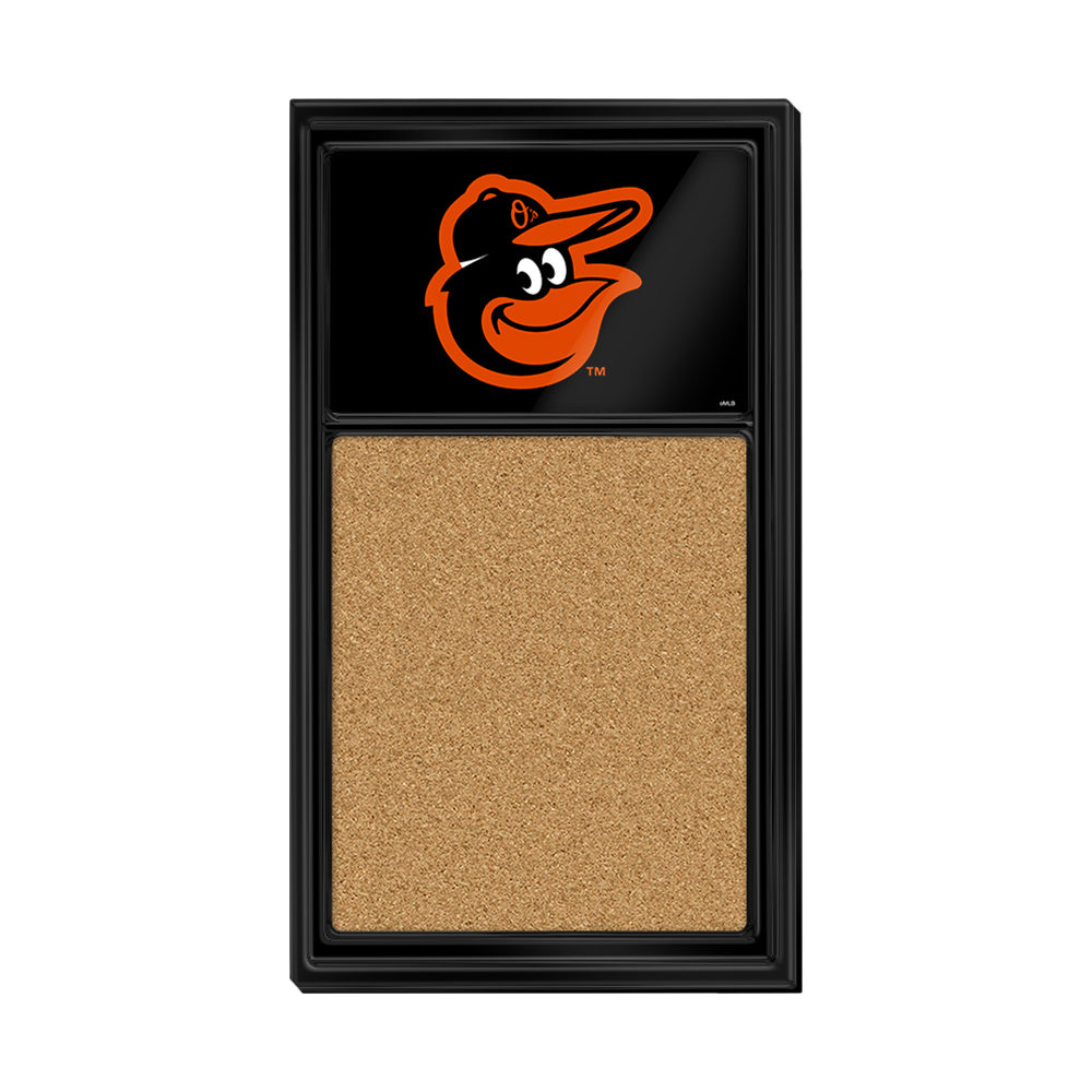 Baltimore Orioles Logo - Cork Note Board  