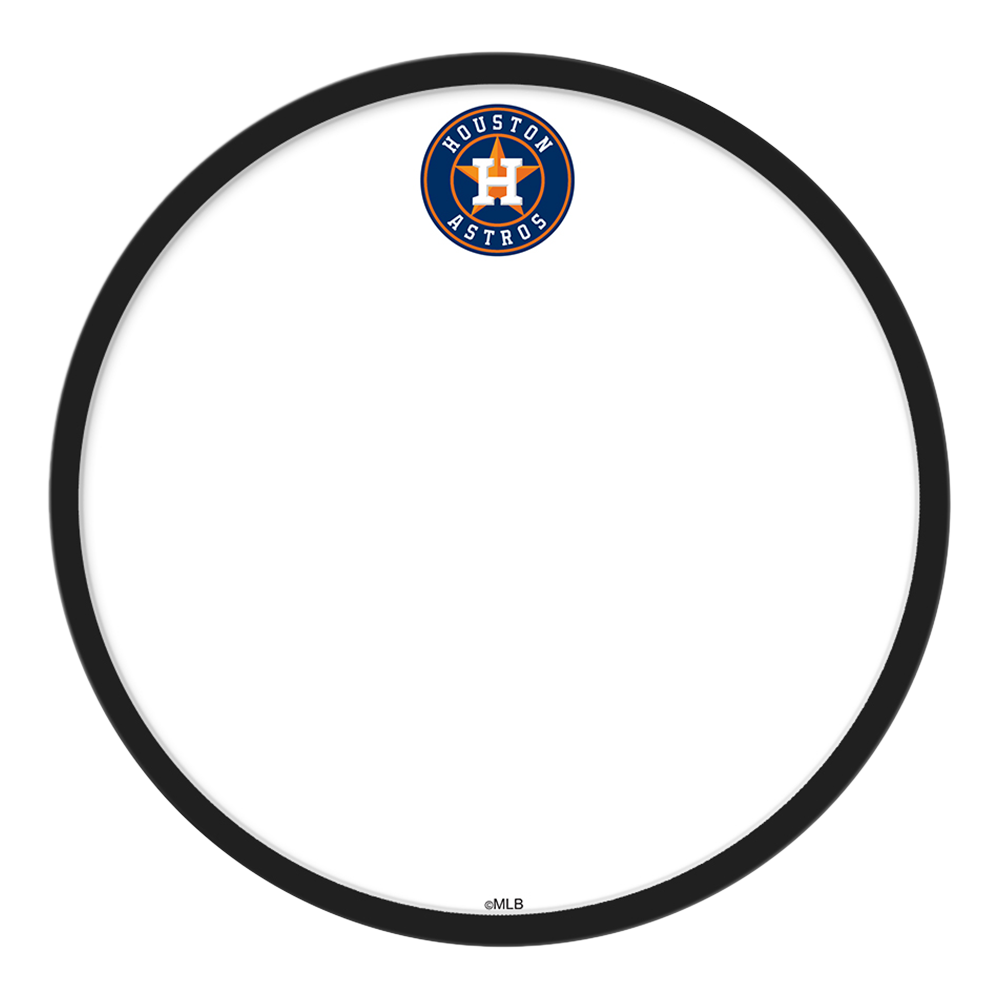 Houston Astros Modern Disc Dry Erase Wall Sign  
