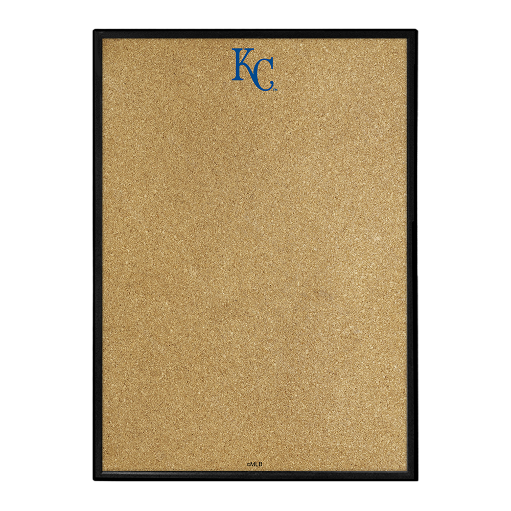 Kansas City Royals Logo - Framed Corkboard  