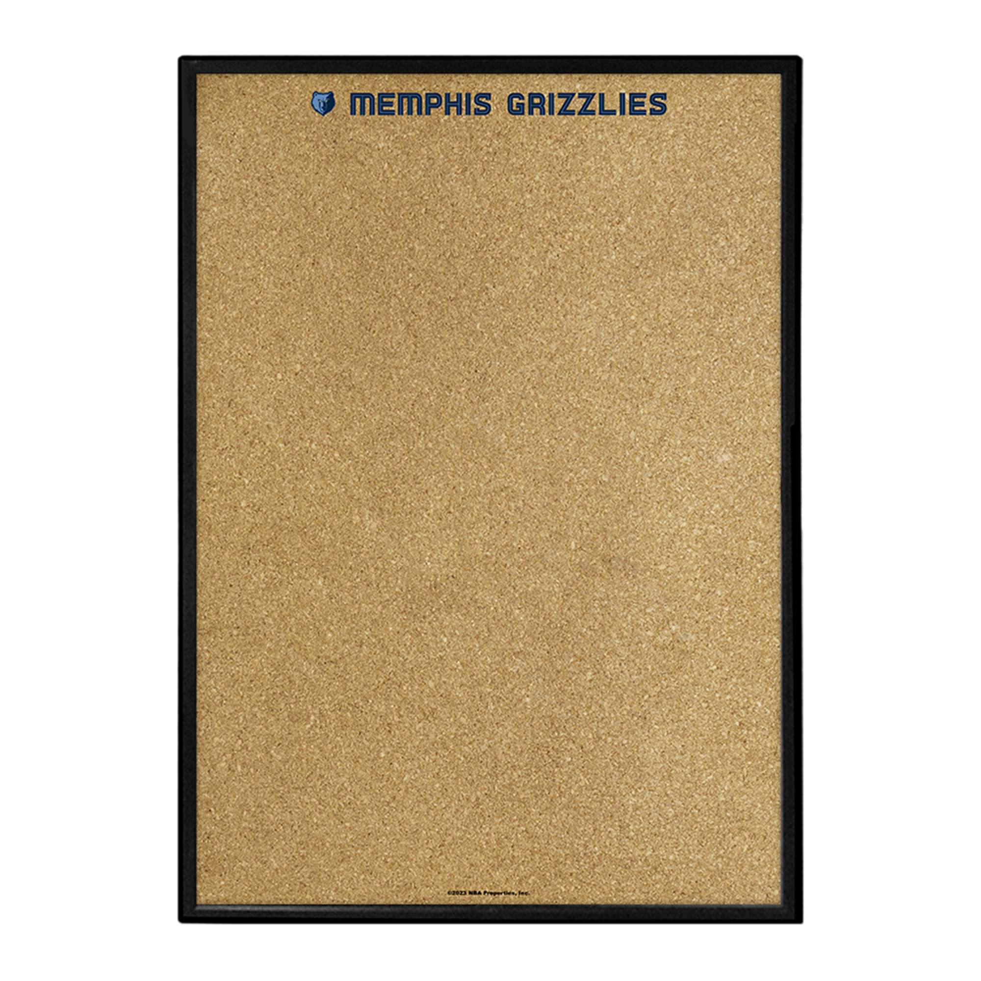 Memphis Grizzlies: Framed Corkboard