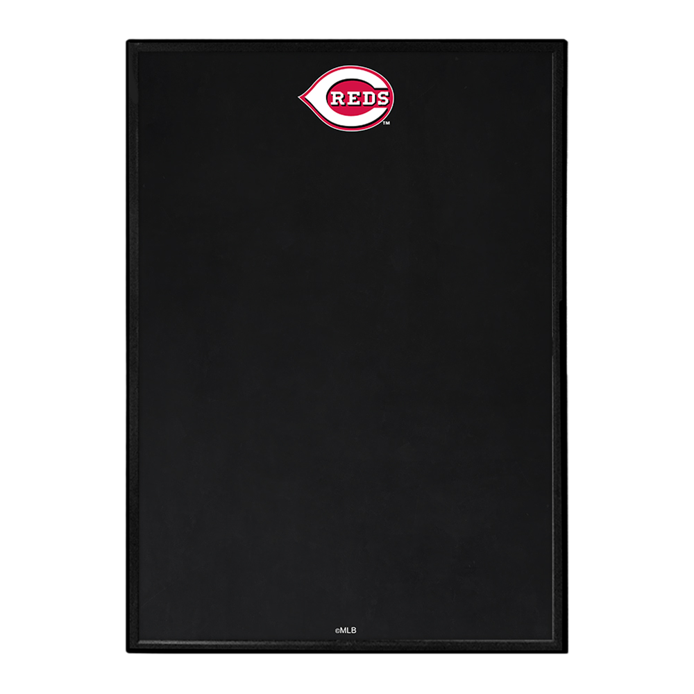 Cincinnati Reds Logo - Framed Chalkboard  