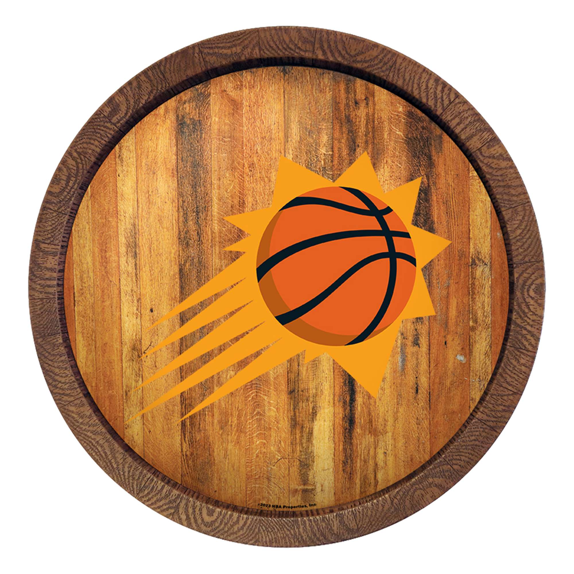 Phoenix Suns: "Faux" Barrel Top Sign    