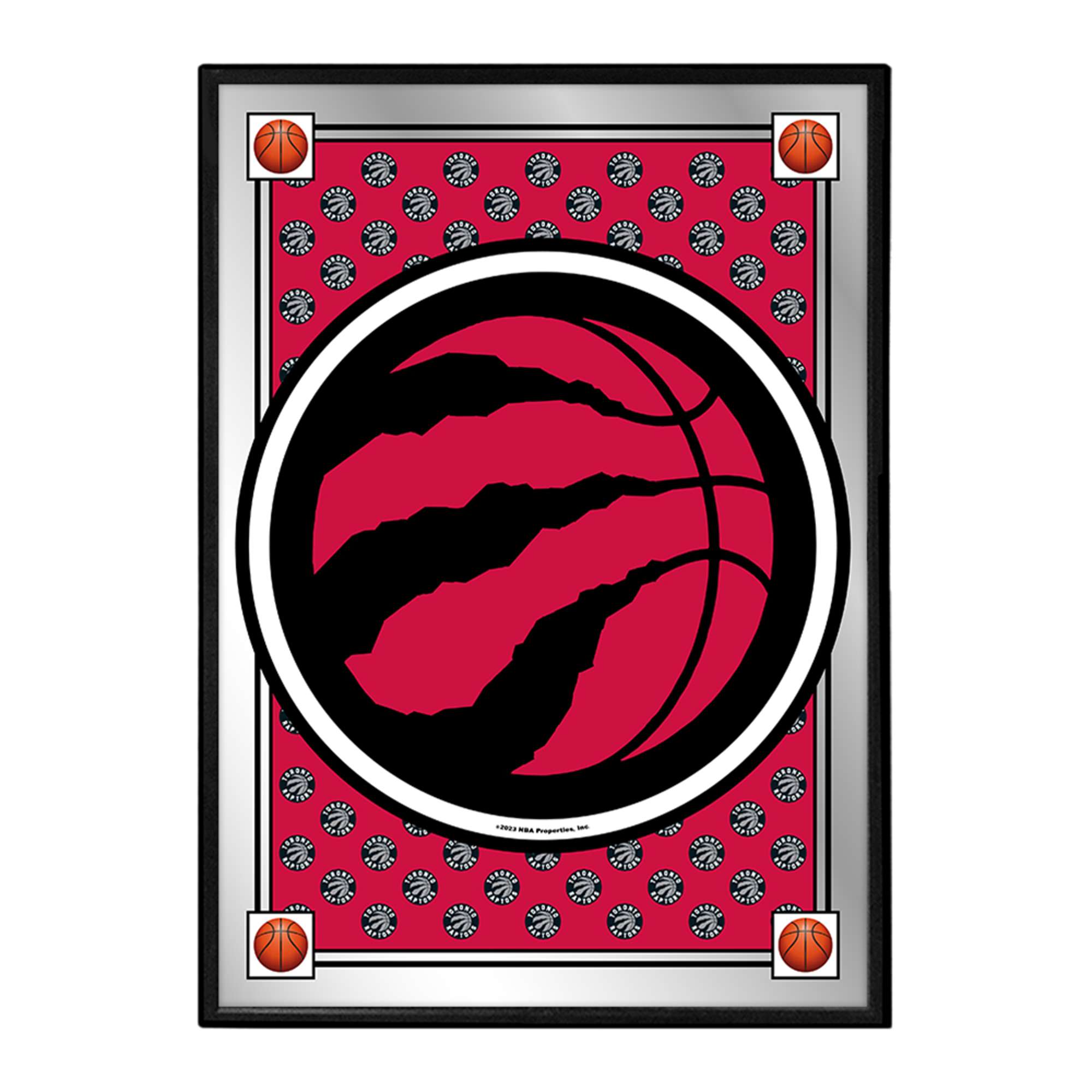 Toronto Raptors: Team Spirit - Framed Mirrored Wall Sign