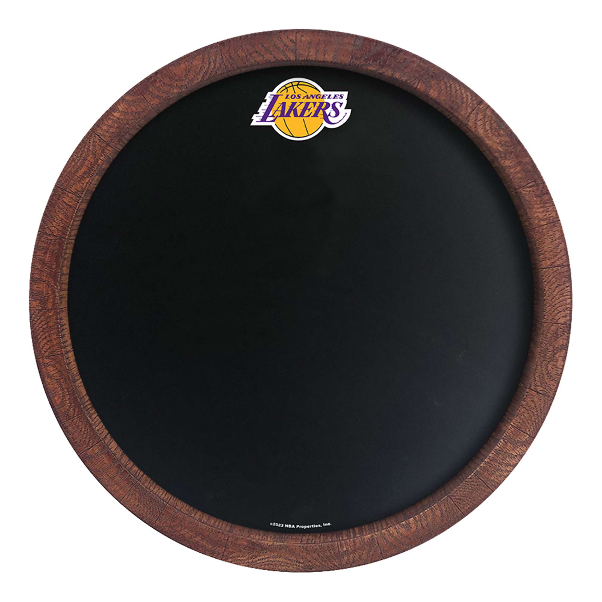 Los Angeles Lakers: "Faux" Barrel Framed Chalkboard    