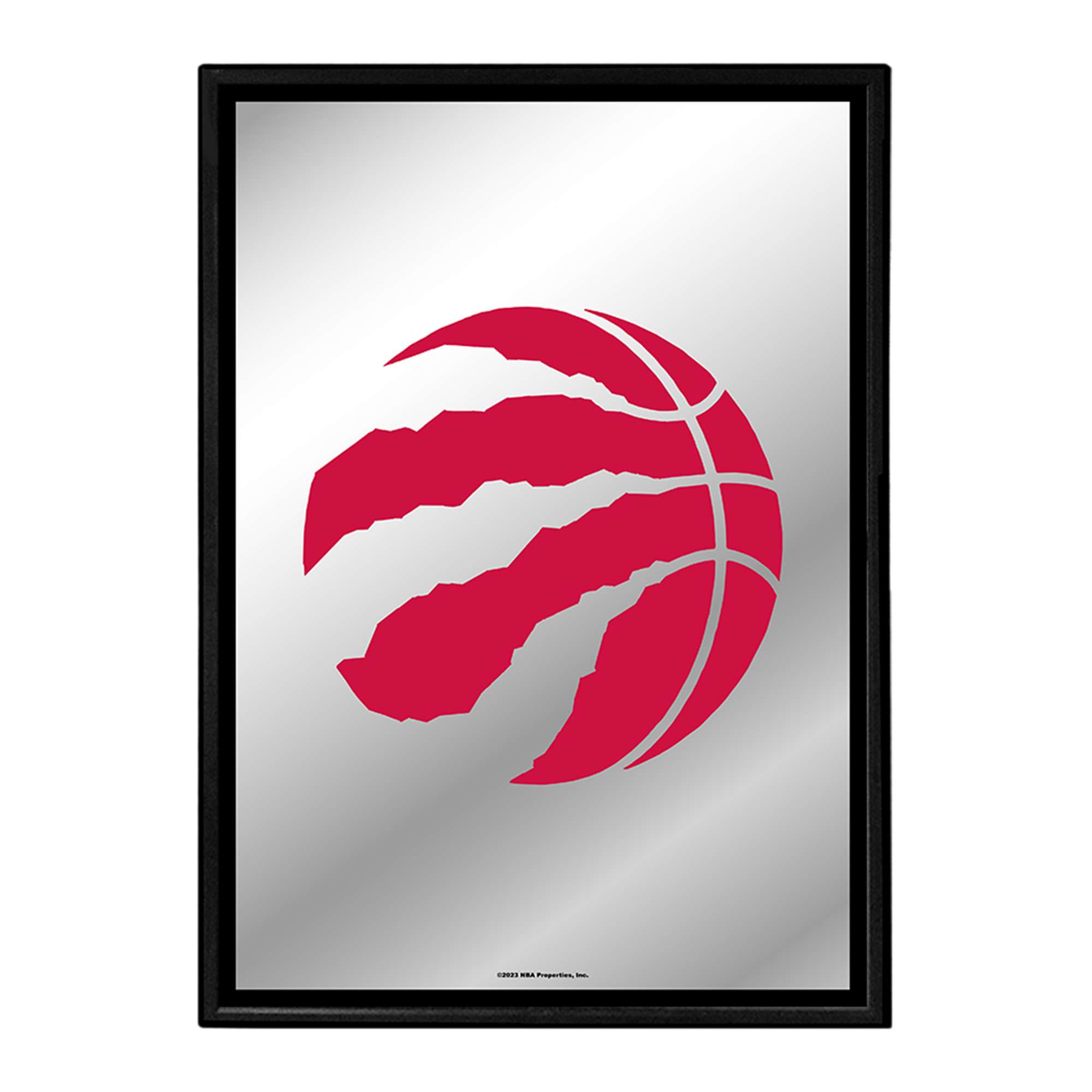 Toronto Raptors: Framed Mirrored Wall Sign
