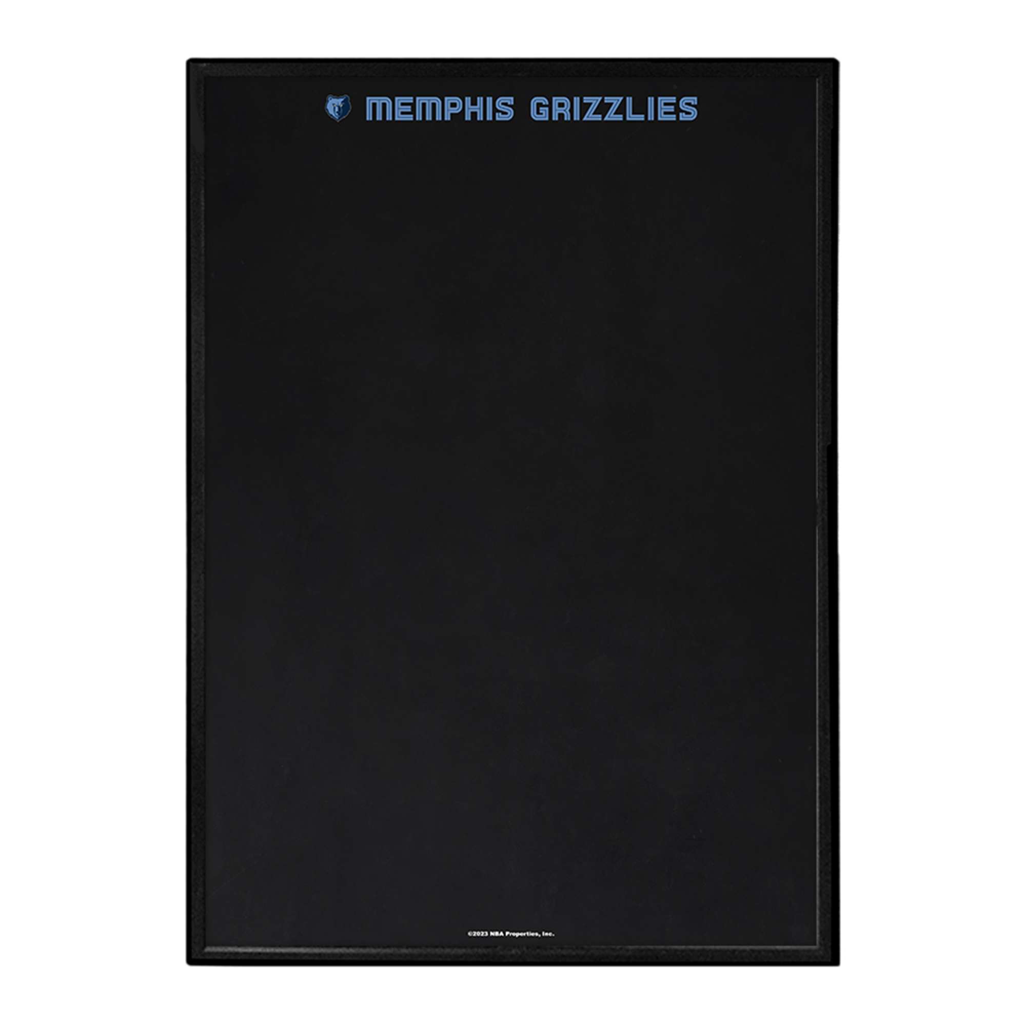Memphis Grizzlies: Framed Chalkboard