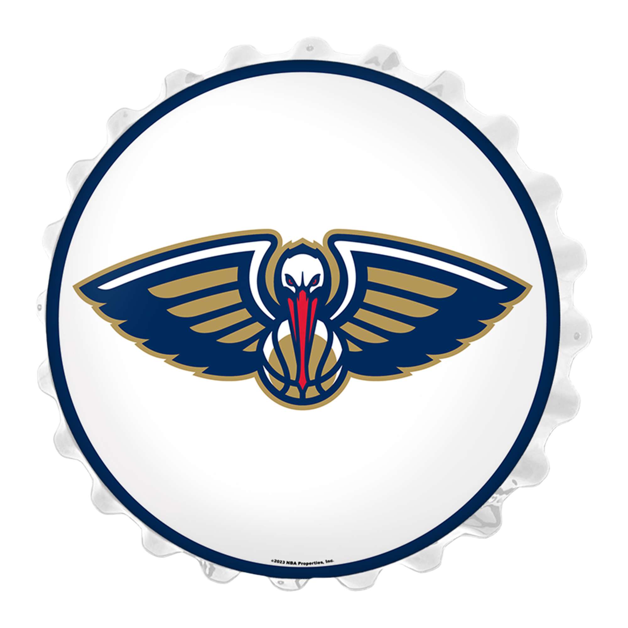 New Orleans Pelicans: Bottle Cap Wall Light