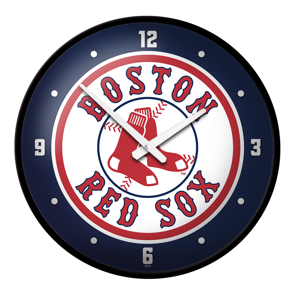Boston Red Sox Modern Disc Wall Clock  