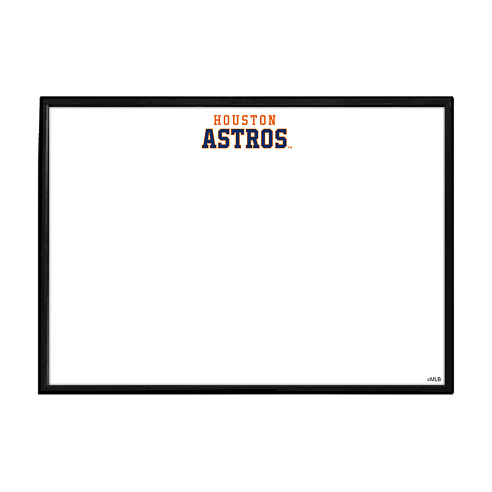 Houston Astros Wordmark - Framed Dry Erase Wall Sign  