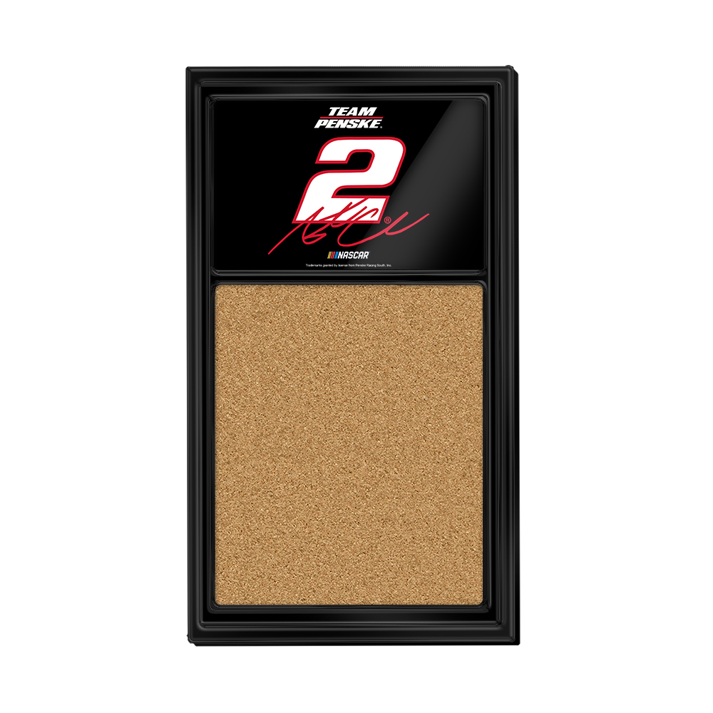 Austin Cindric: Cork Note Board