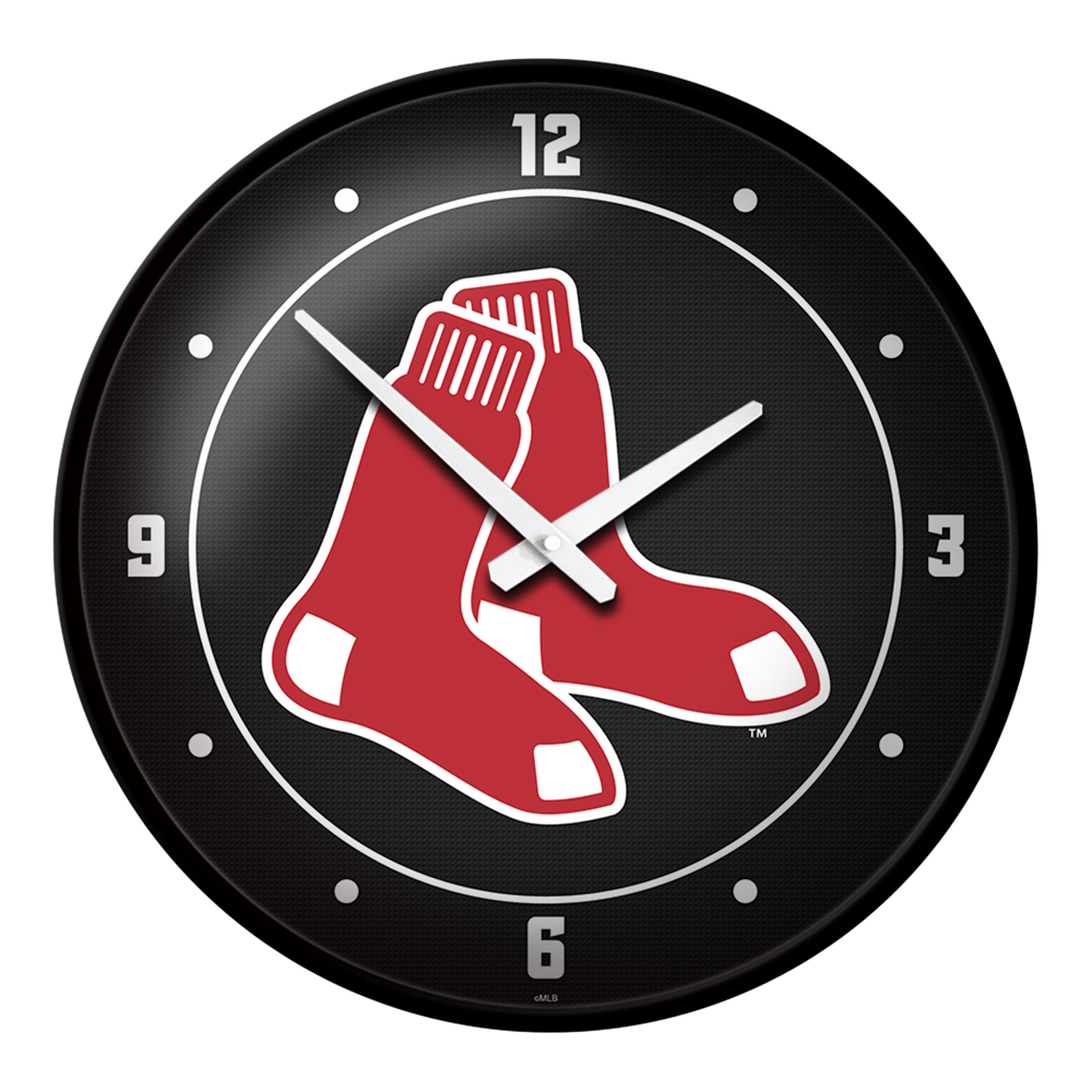 Boston Red Sox Logo - Modern Disc Wall Clock  