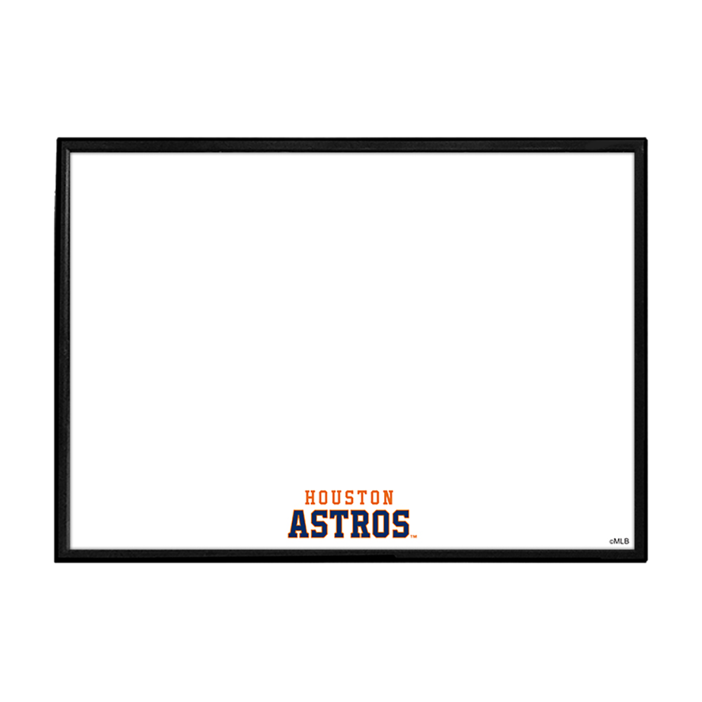 Houston Astros Wordmark - Framed Dry Erase Wall Sign  