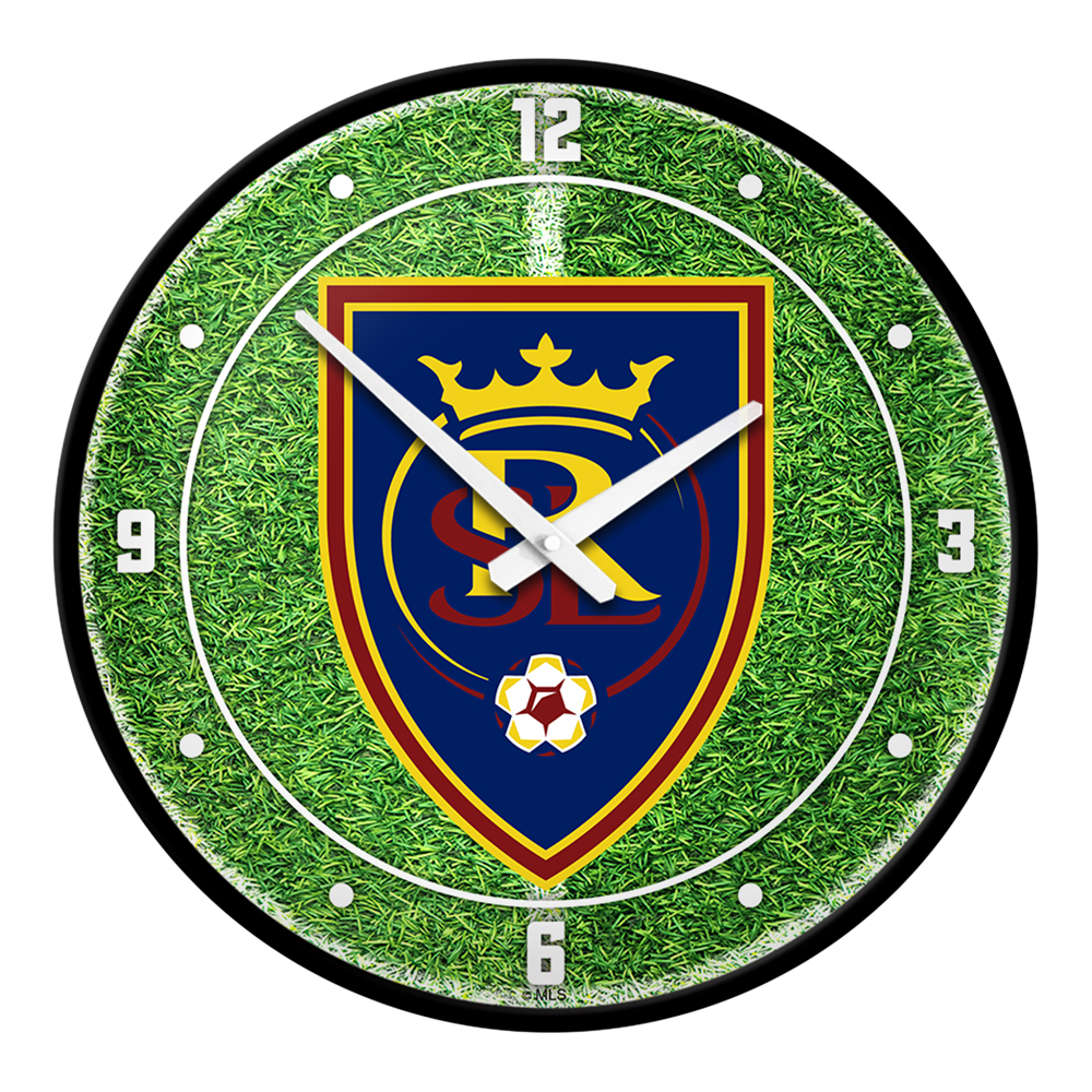 Real Salt Lake: Pitch - Modern Disc Wall Clock