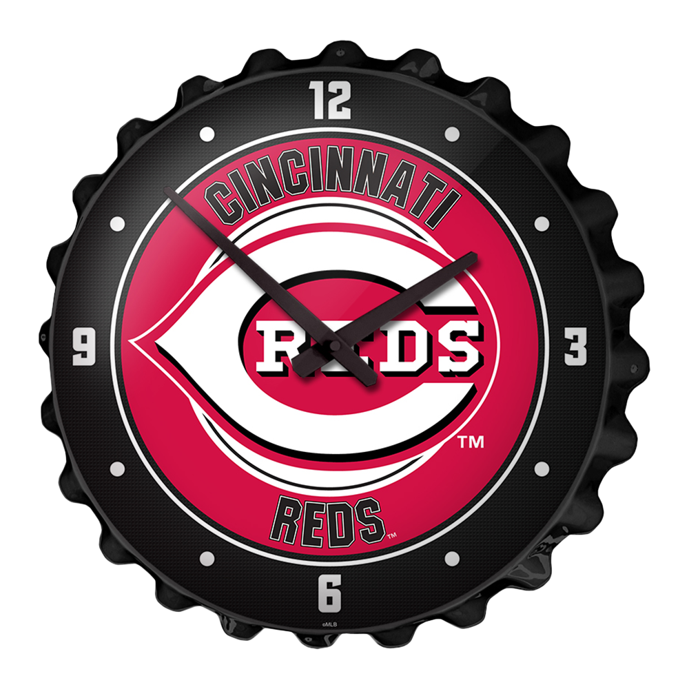 Cincinnati Reds Bottle Cap Wall Clock  