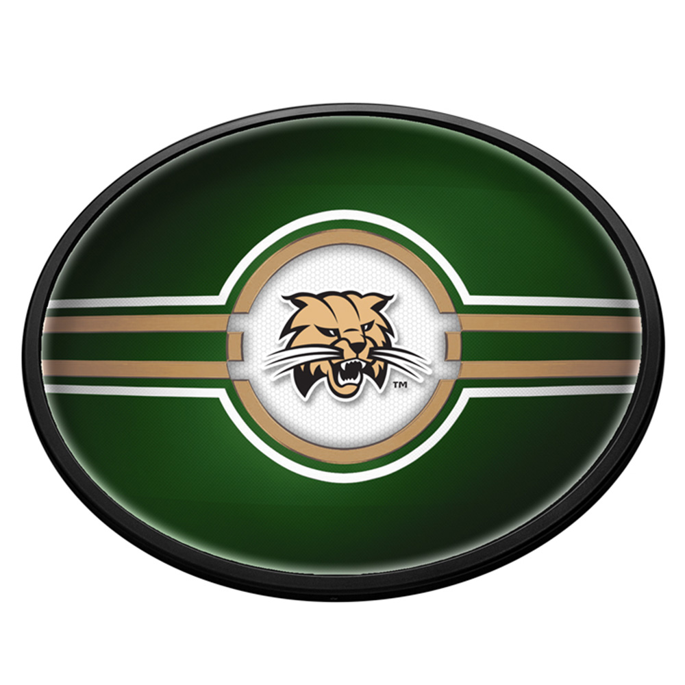 Ohio University Bobcats Oval Slimline Lighted Wall Sign  