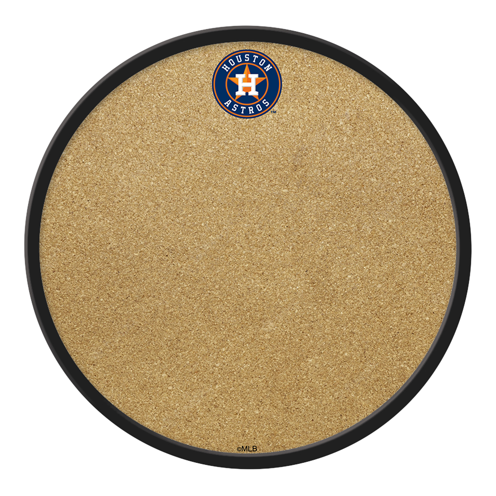 Houston Astros Modern Disc Cork Board  