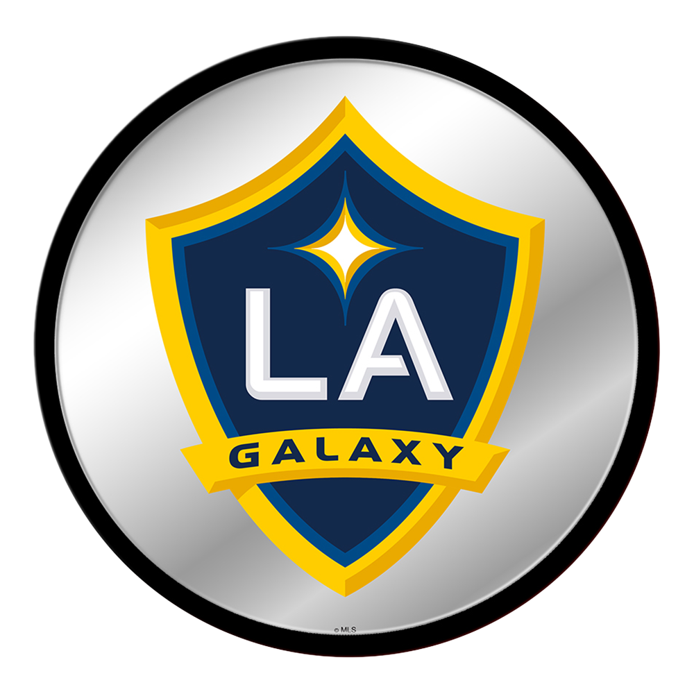 LA Galaxy: Modern Disc Mirrored Wall Sign  