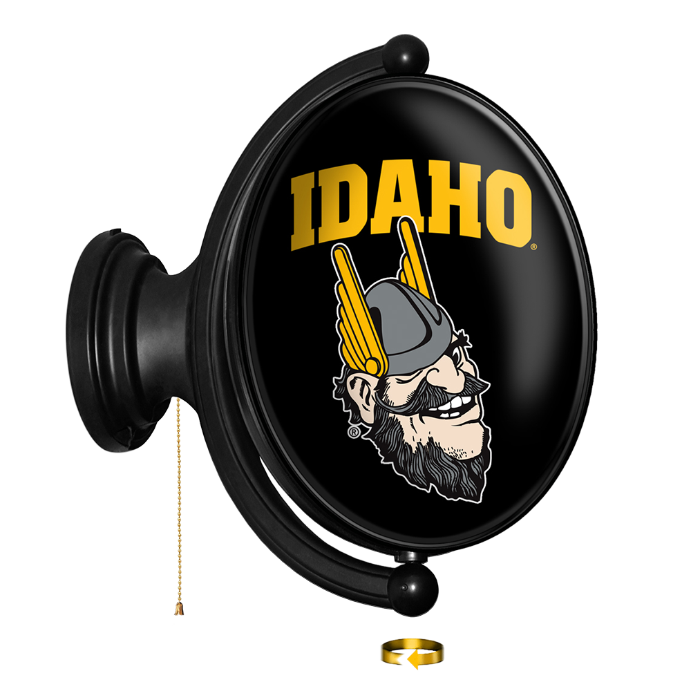Idaho Vandals Joe Vandal - Original Oval Rotating Lighted Wall Sign