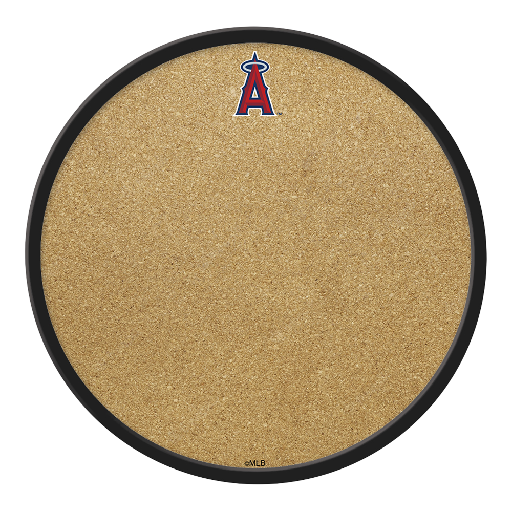 Los Angeles Angels Modern Disc Cork Board  