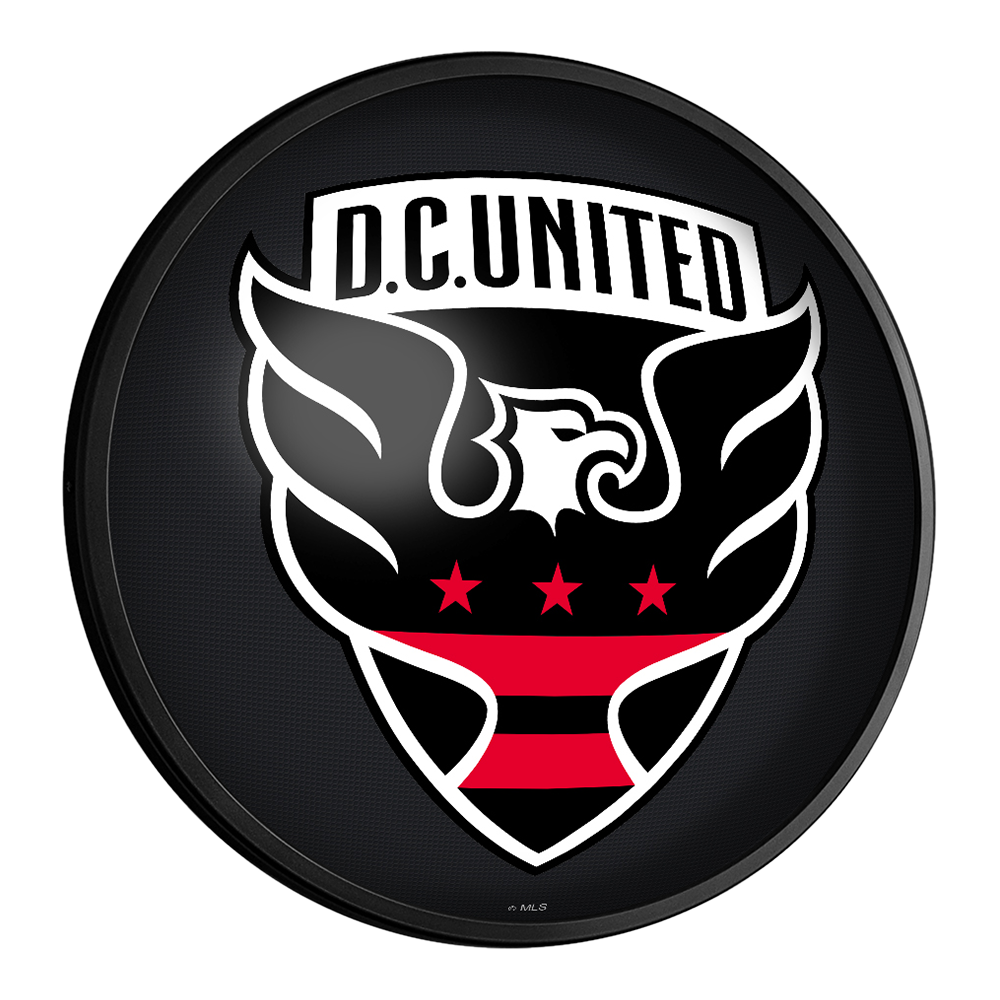 D.C. United: Round Slimline Lighted Wall Sign