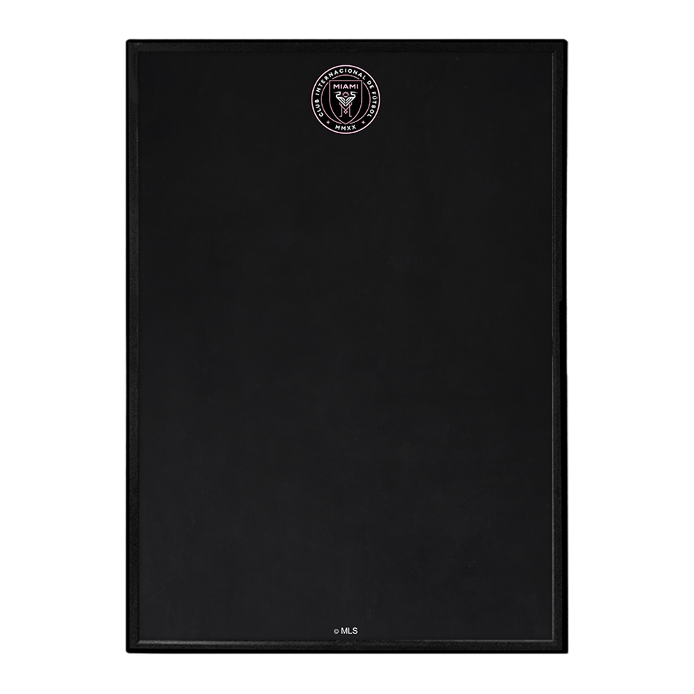 Inter Miami CF: Framed Chalkboard Wall Sign  